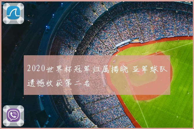 2020世界杯冠军归属揭晓 亚军球队遗憾收获第二名