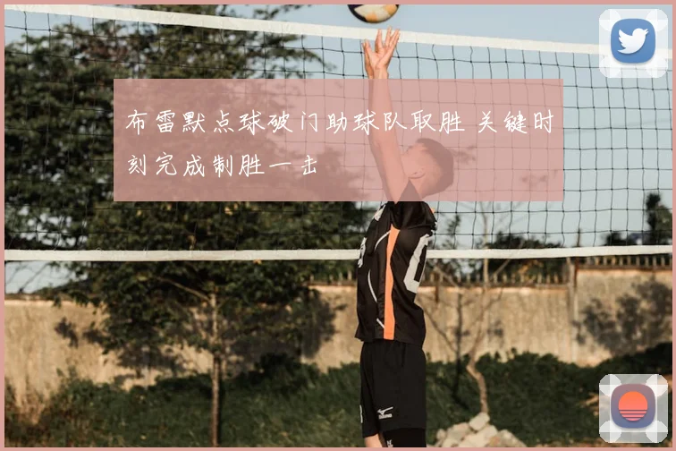 布雷默点球破门助球队取胜 关键时刻完成制胜一击